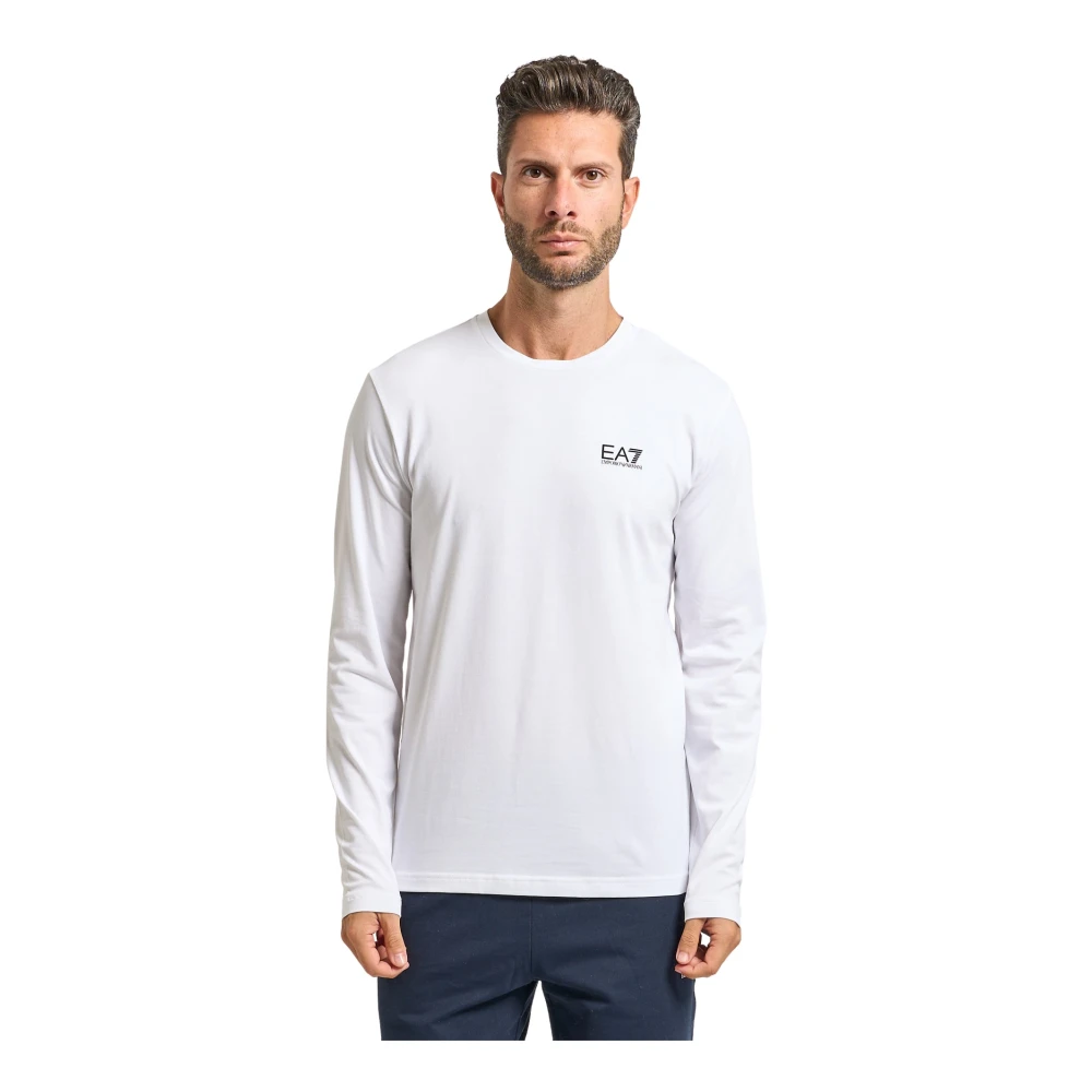 Emporio Armani Herren Weiß Oberteile, Lgröße: