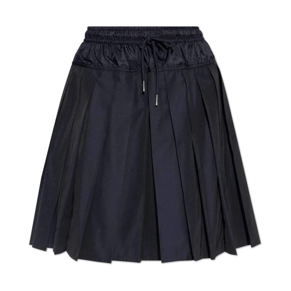 Moncler Vrouw Blauw Rokken Dames, M, Geplooide Rok