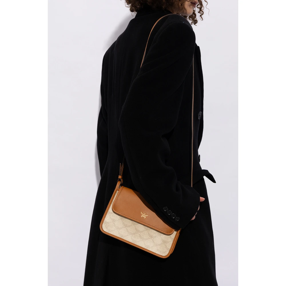 MCM Himmel schoudertas Beige Dames