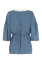 long-sleeve-v-neck-blouse-with-elastic-waist