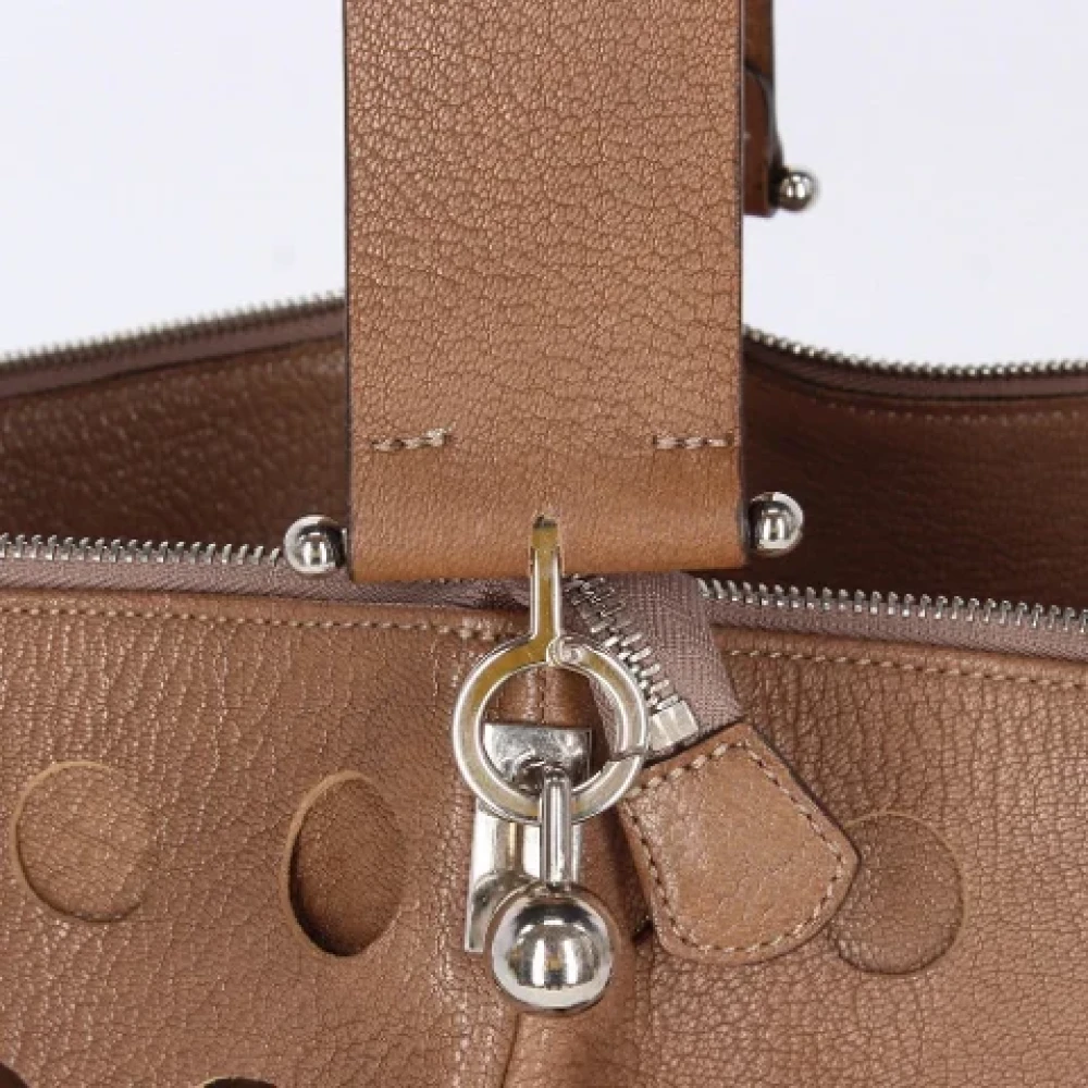 Marni Pre-owned Leather shoulder-bags Brown Dames