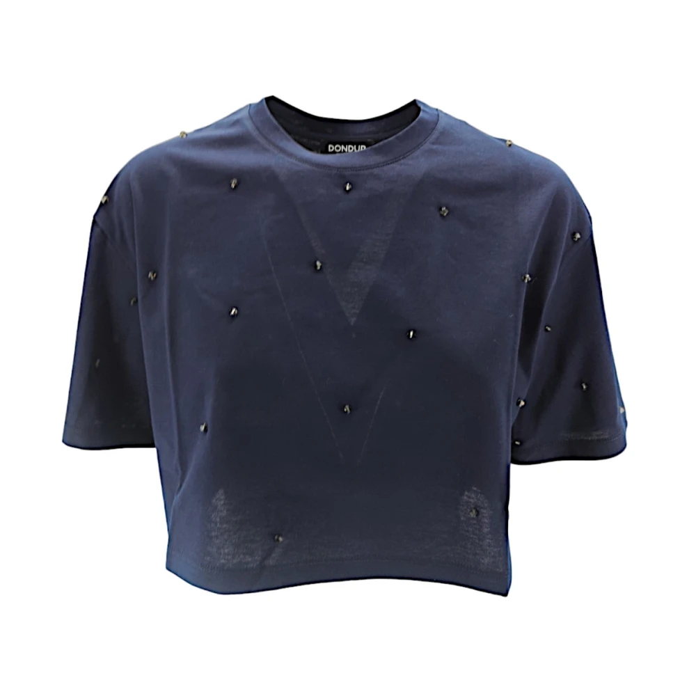 Dondup - Tops > T-Shirts - Blue - Dondup - Modalova