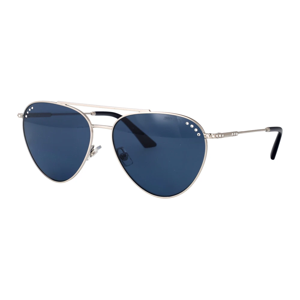Jimmy Choo Women's Gray Sunglasses, 60 Mm, Chic Sunglasses With Style 0Jc4002b
