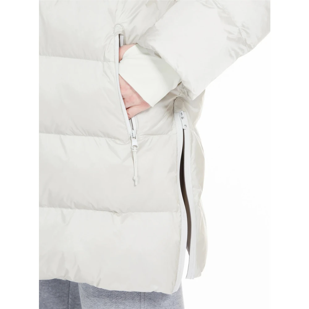Max Mara Lichtgrijze Piumino Master Jas Gray Dames