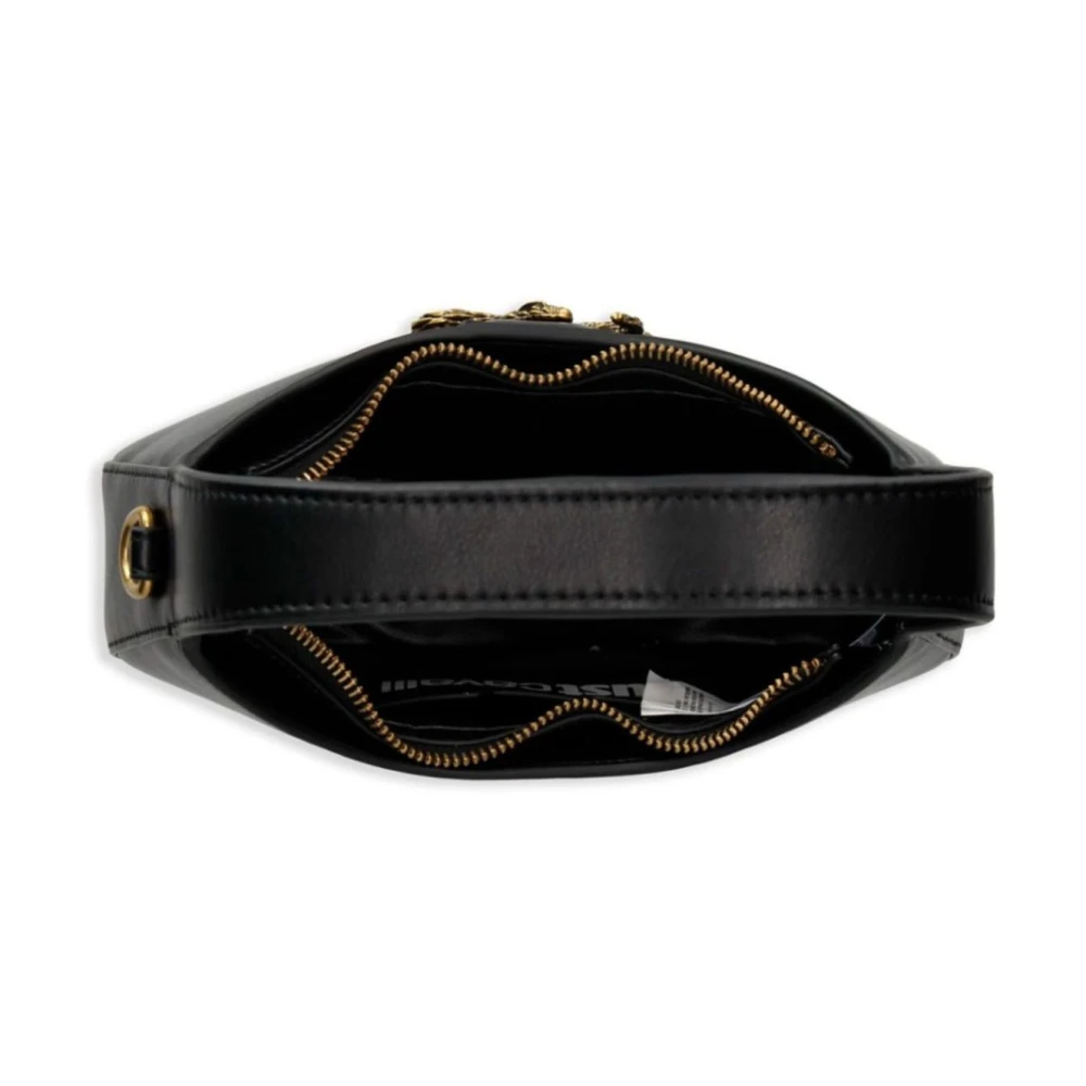 Just Cavalli Metalen Lettering Dames Tas Range Black Dames