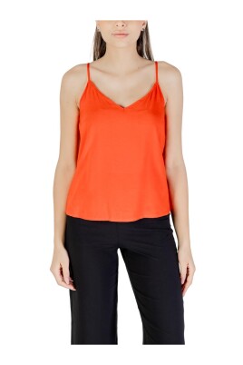 red-v-neck-tank-top