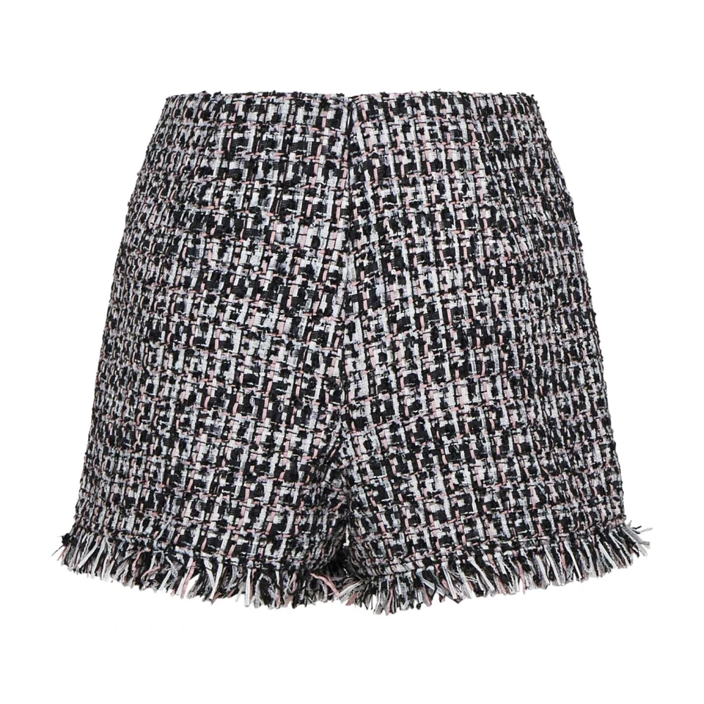 Self Portrait Zwarte Shorts Gray Dames