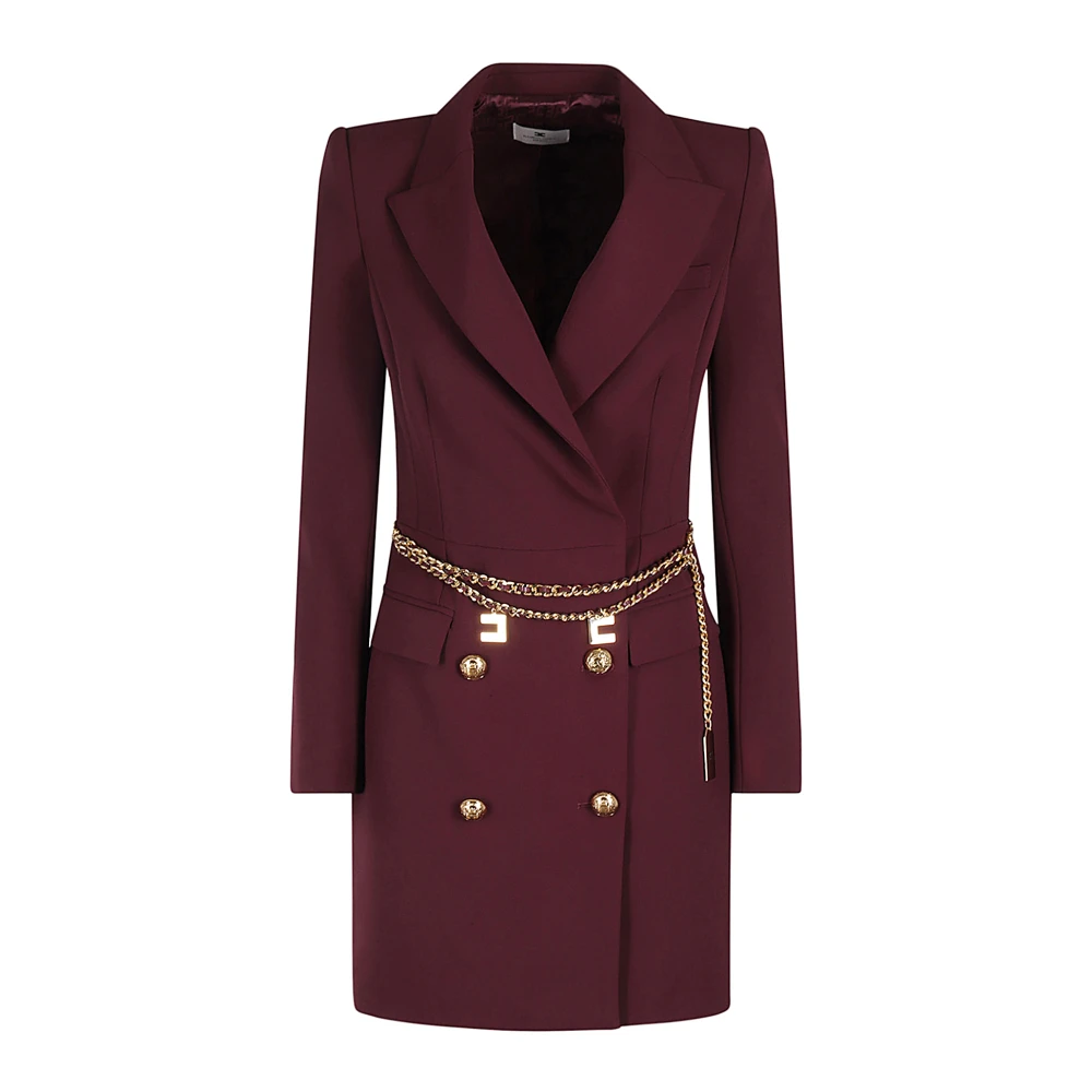 Elisabetta Franchi Elegante Jurk voor Speciale Gelegenheden Red Dames