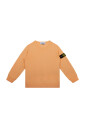 oranje-gebreide-trui-met-kompas-badge