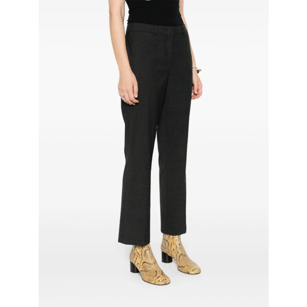 Semicouture Getailleerde Grijze Broek Slim Fit Gray Dames