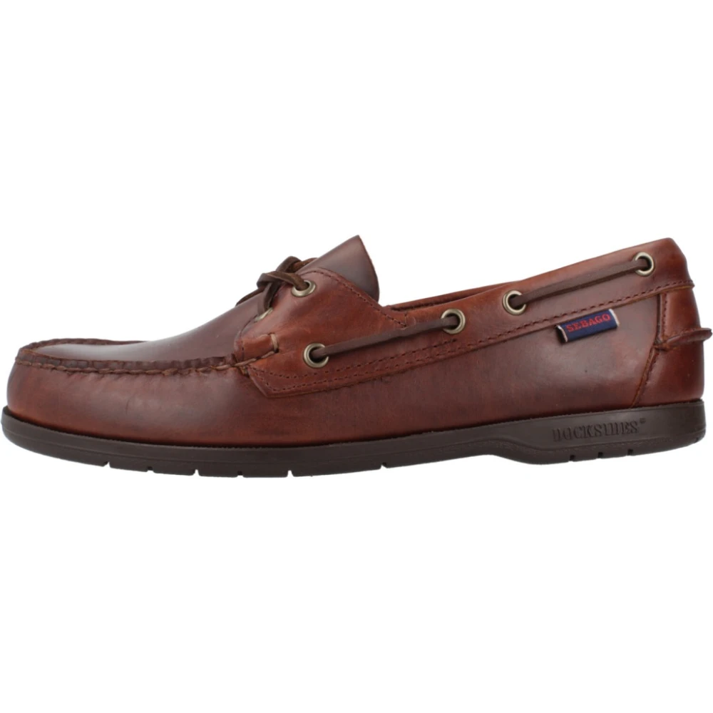 Sebago Brown Boat Shoes, Male, 8 Uk, Classic Boat Shoes For Men