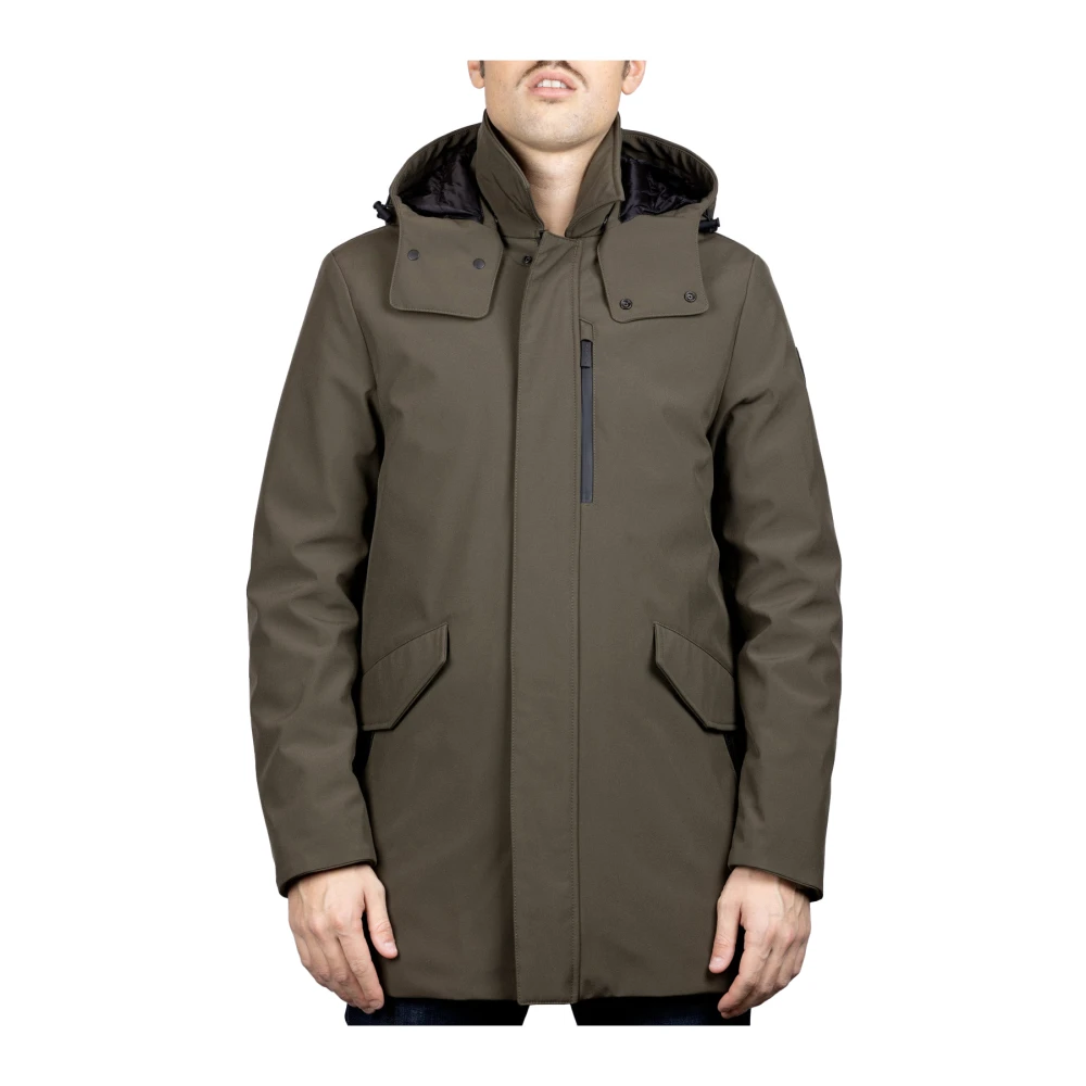 Woolrich Soft Shell Jas Donkergroen Green Heren