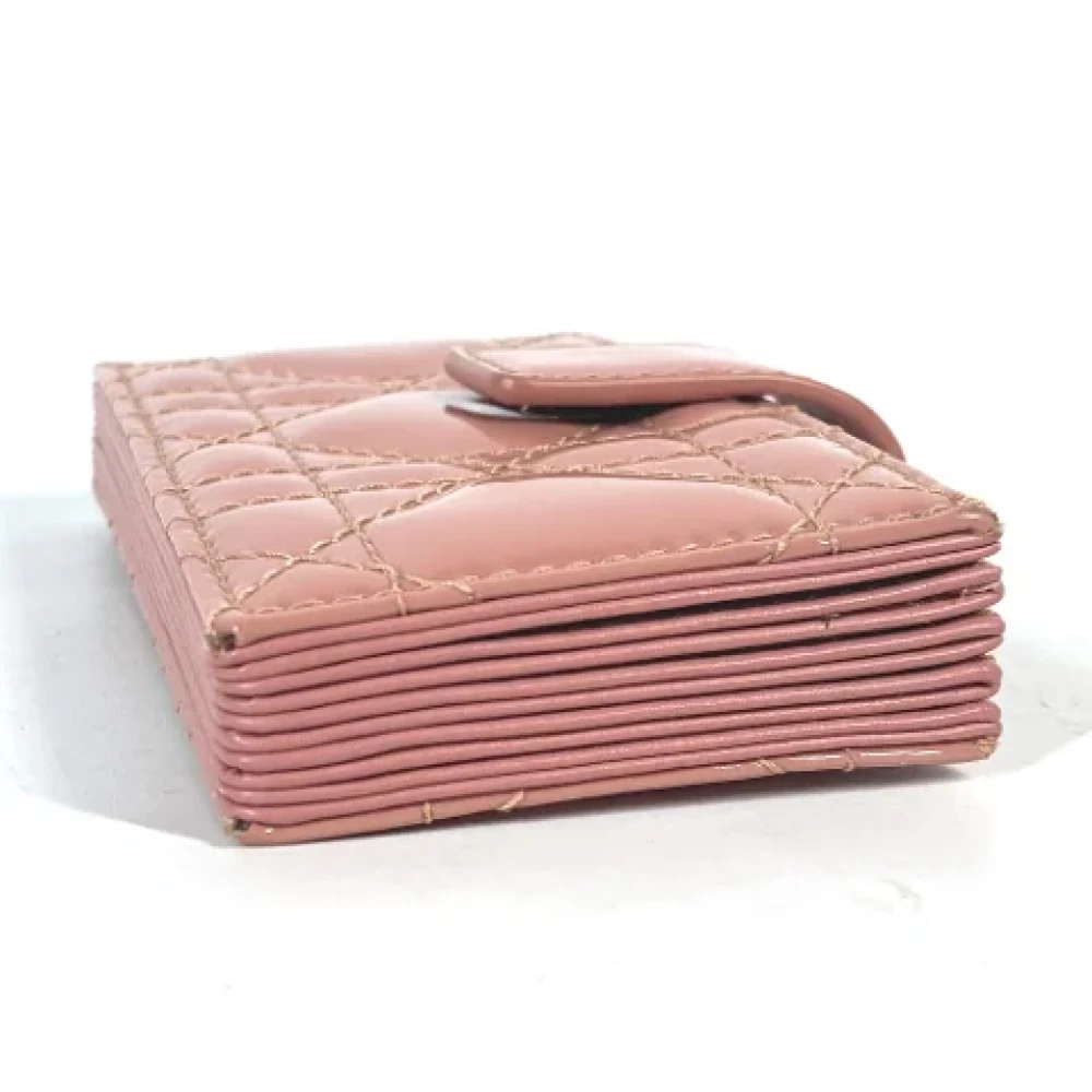 Dior Vintage Pre-owned Leather home-office Pink Dames