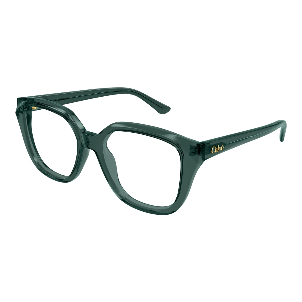 Chloé Unisex Green Glasses, 53 Mm, Eyewear Frames