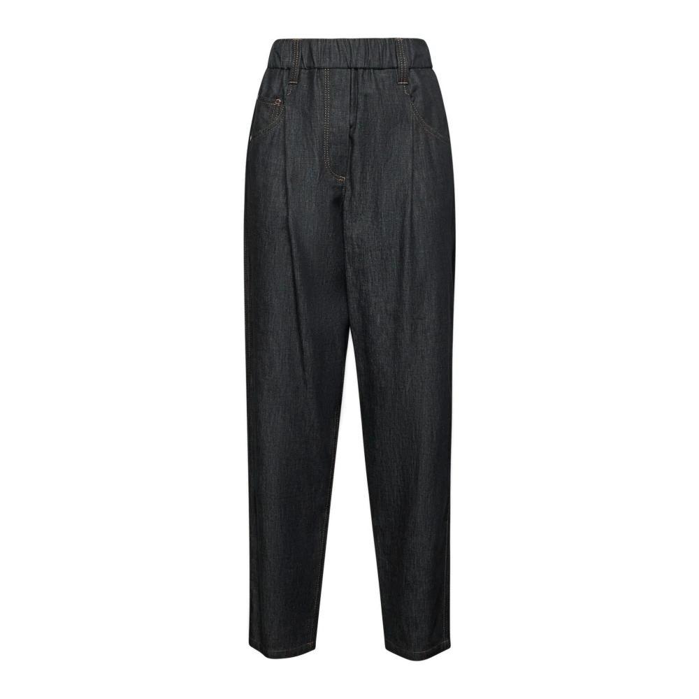 Trousers > Wide Trousers - - Brunello Cucinelli - Modalova