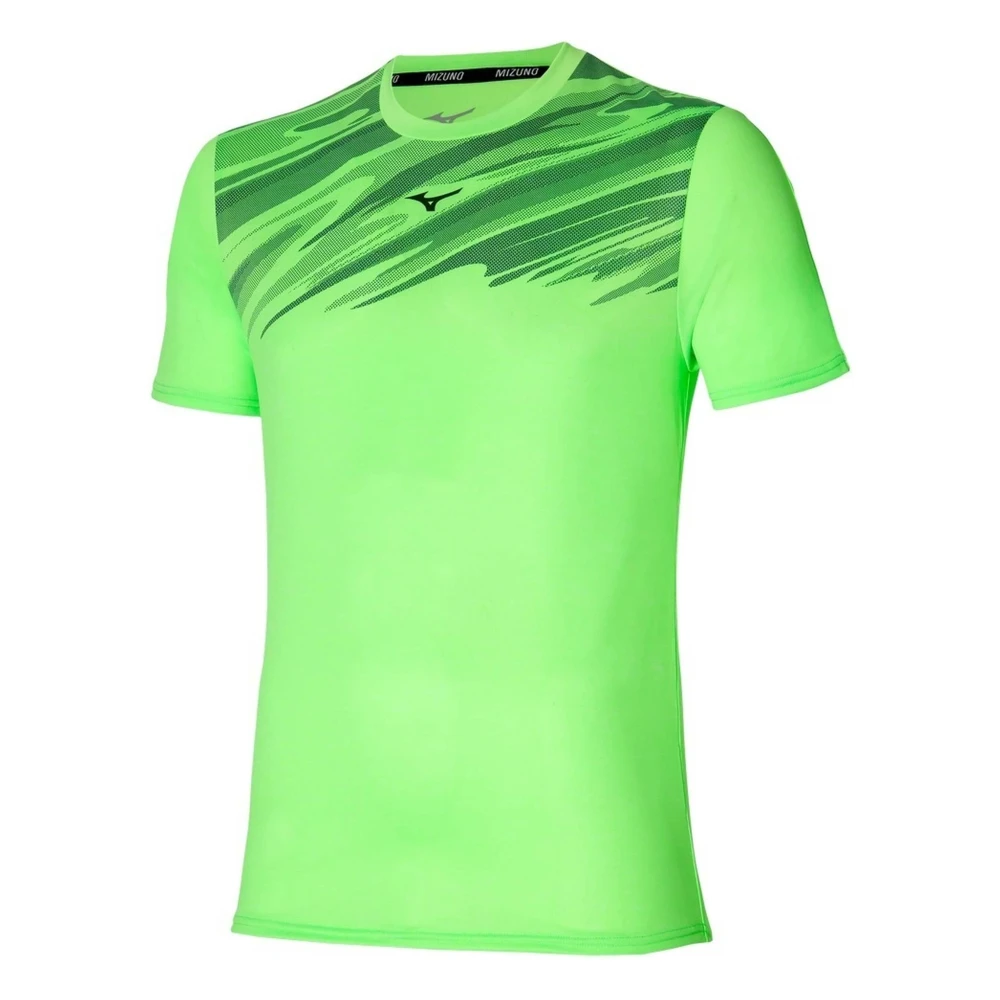 Mizuno Kern Grafisch Tee T-shirt Green Heren