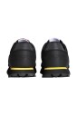 sneakers-cuir-tissu-noir