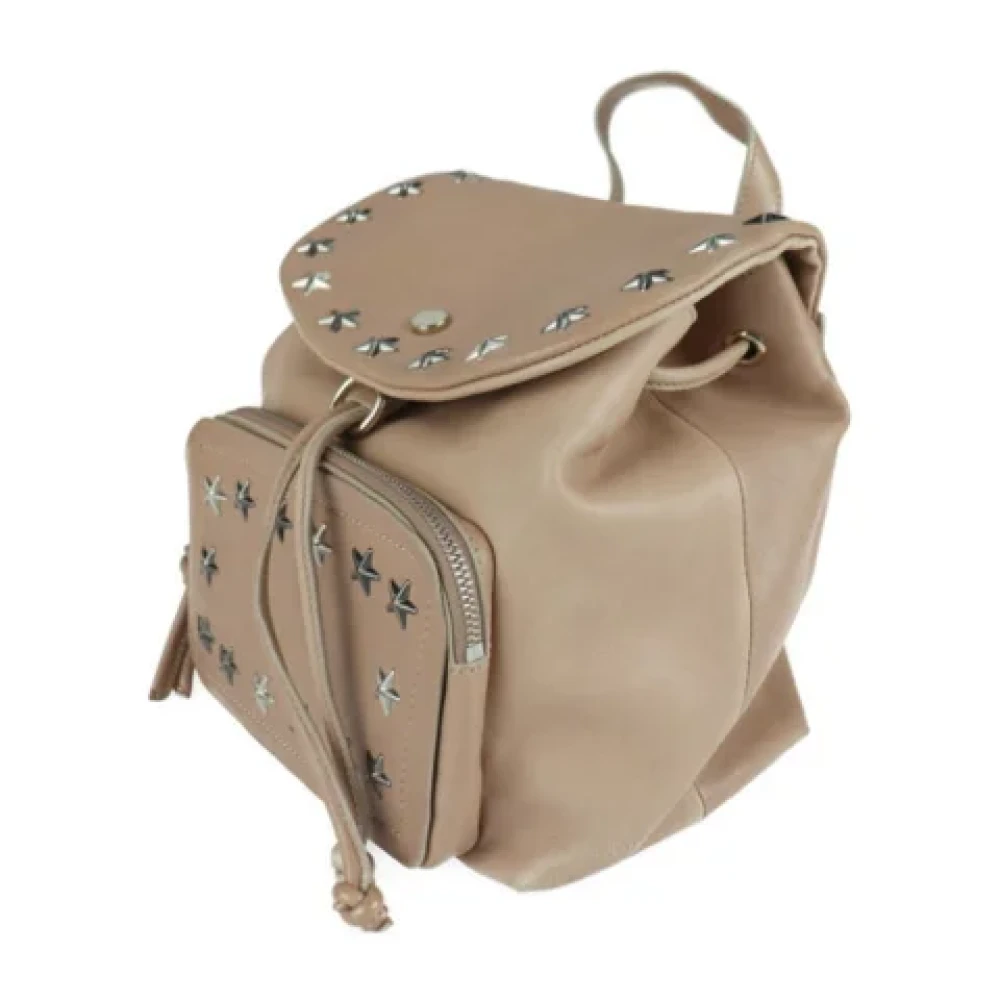 Jimmy Choo Pre-owned Leather backpacks Pink Dames