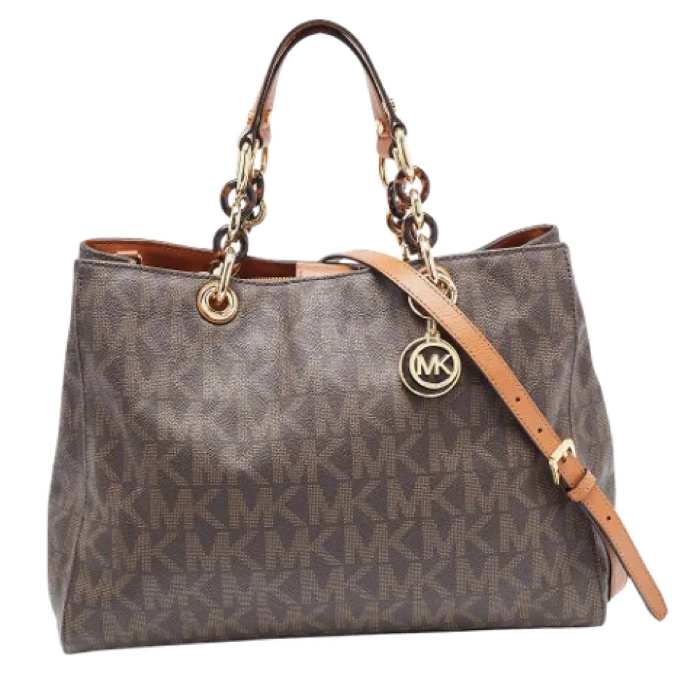 Michael Kors Pre-owned Fabric totes Brown Dames