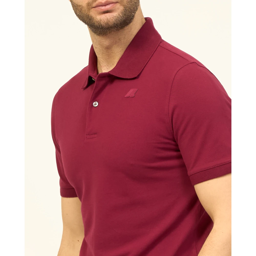 K-way Polo Shirts Red Heren