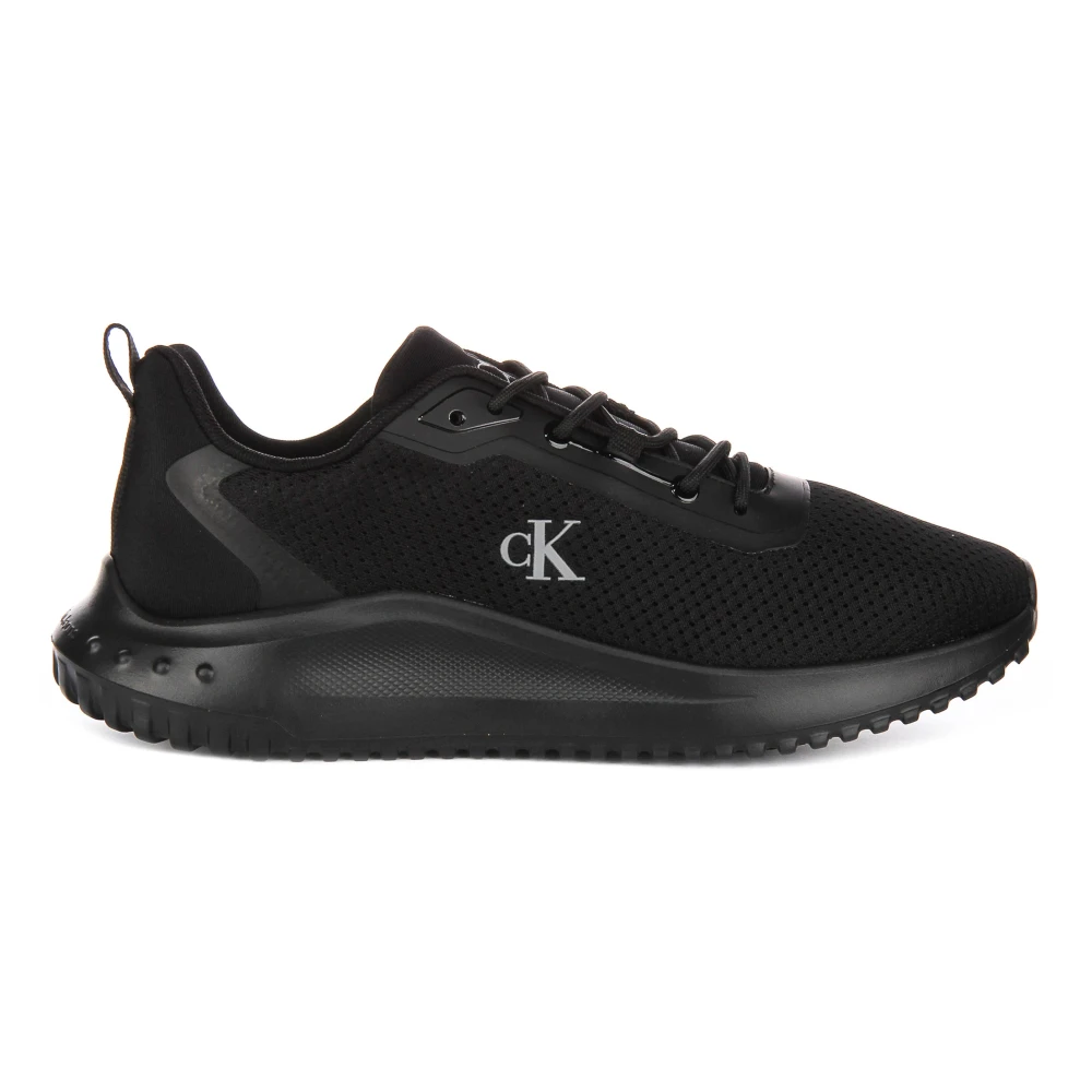 Calvin Klein Jeans Men's Black Eva Runner Mix Trainers