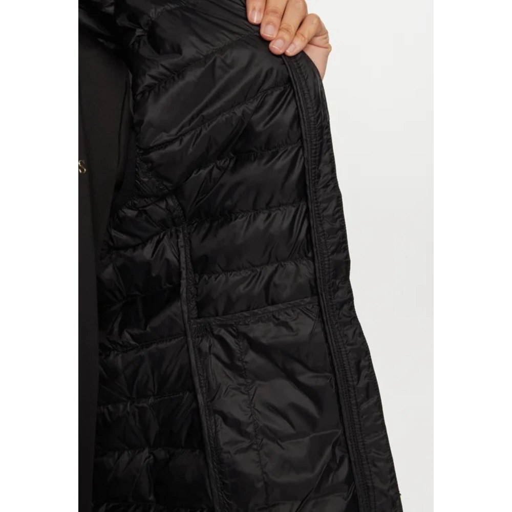 Emporio Armani EA7 Zwarte mouwloze jas 6Dtq06 Black Dames