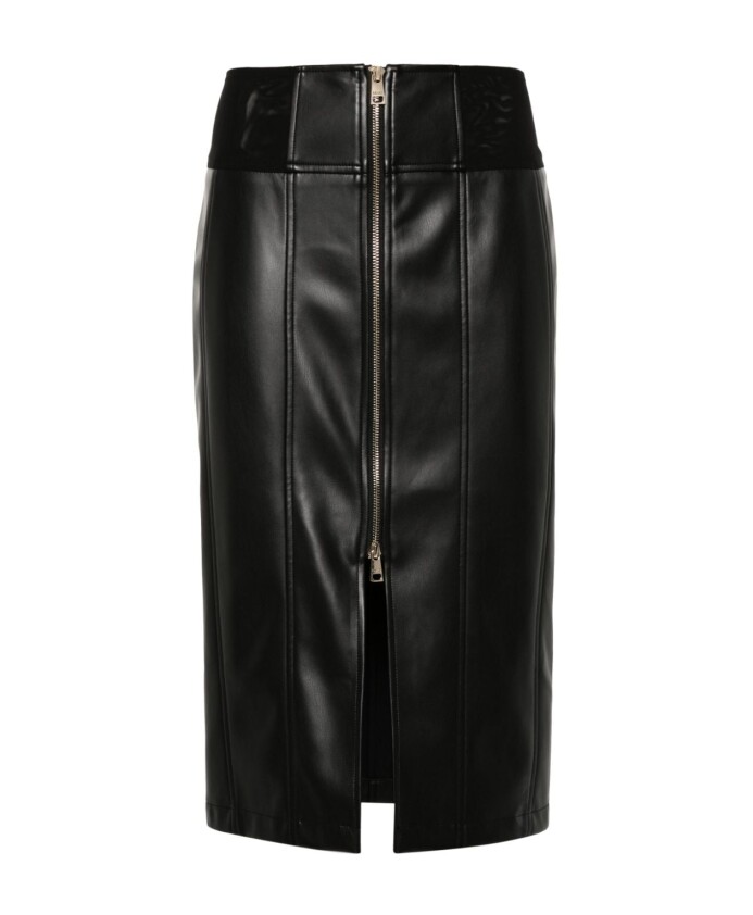 jupe-en-similicuir-noir
