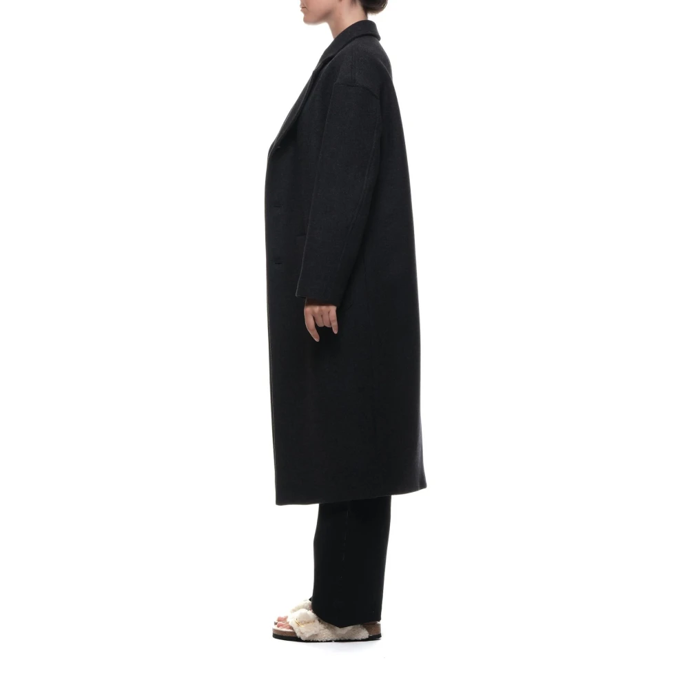 Nine In The Morning Luna Coat met Kette Detail Gray Dames