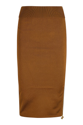 brown-knit-skirt-with-zipper