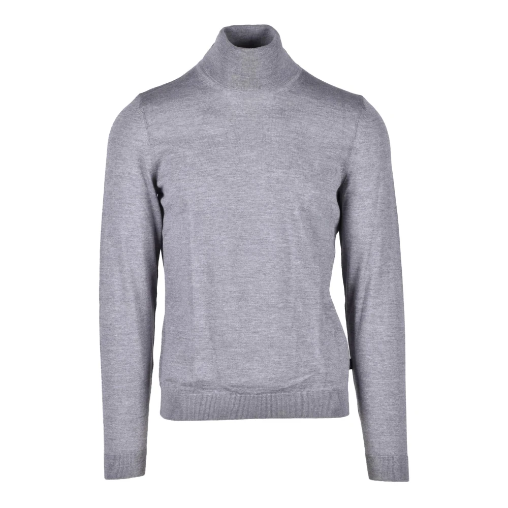 Hugo Boss Wollen Trui Gray Heren