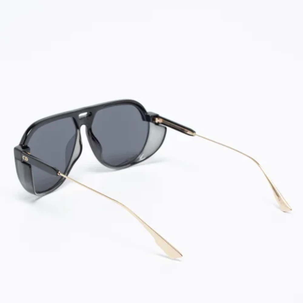 Dior Vintage Pre-owned Acetate sunglasses Black Dames