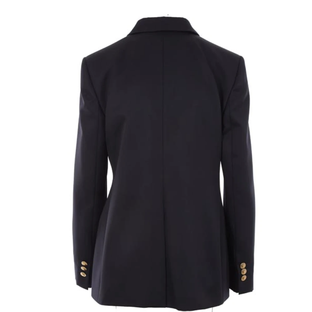 Givenchy Marineblauwe Double-Breasted Jas Blue Dames