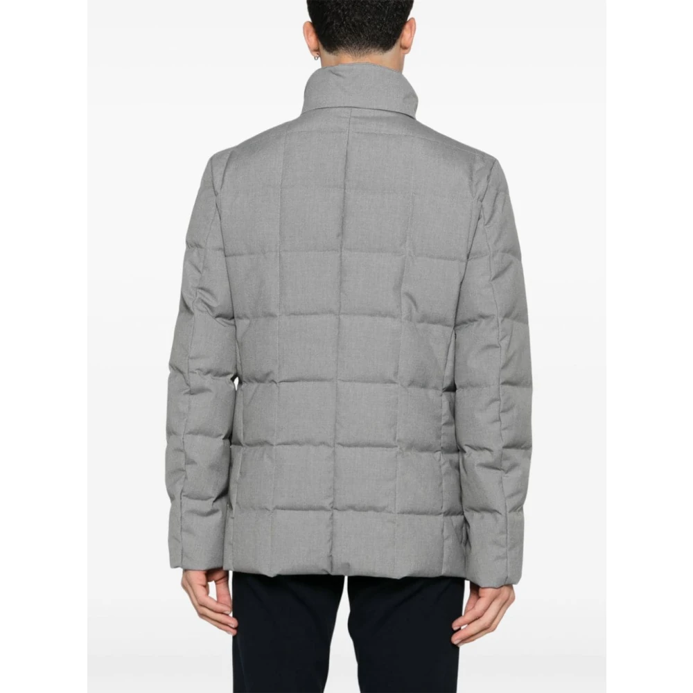 Fay Gelaagde pufferjas in grijs Gray Heren