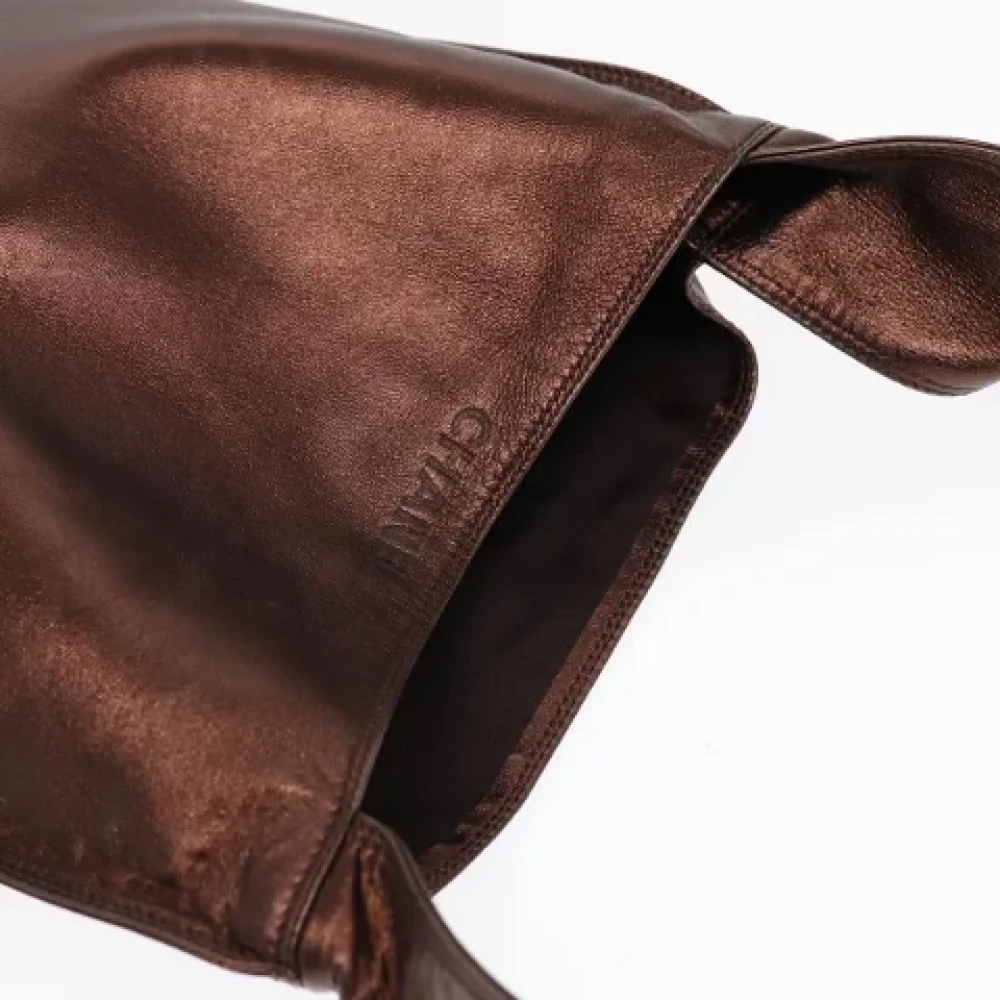 Chanel Vintage Pre-owned Leather shoulder-bags Brown Dames