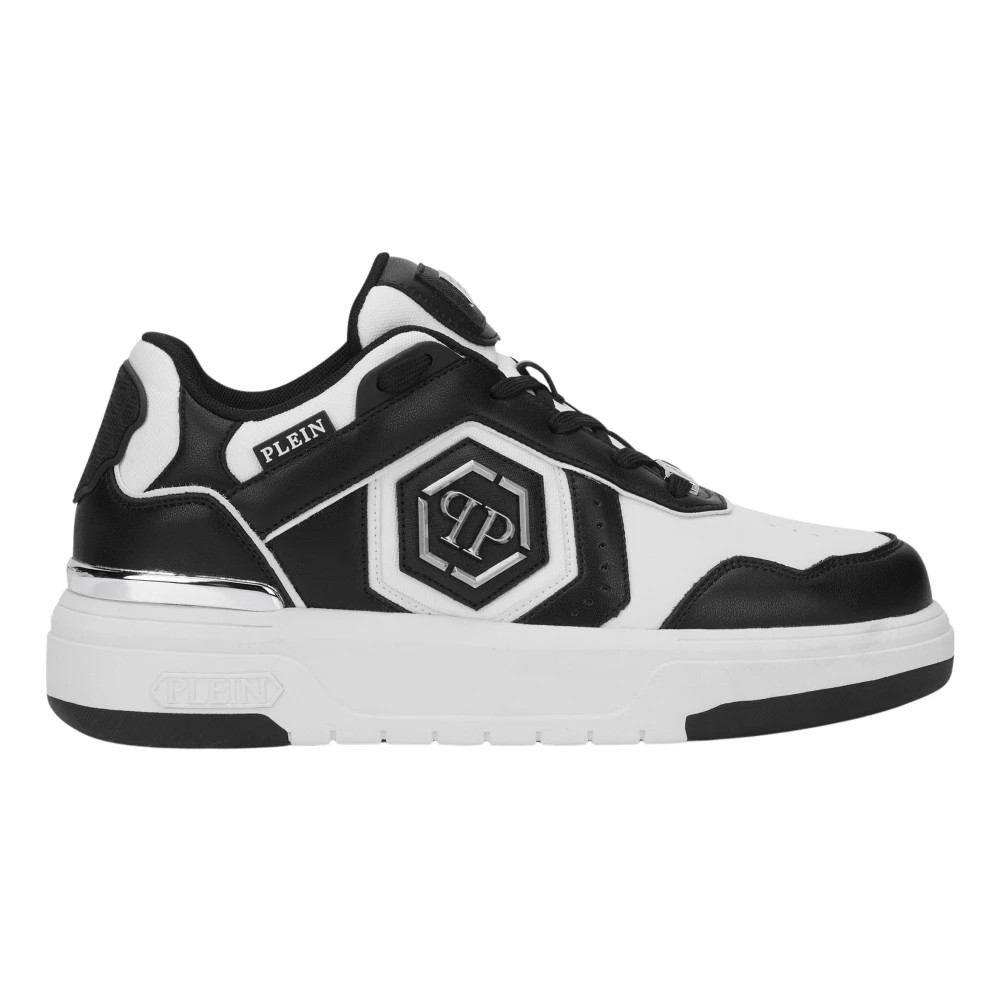 Philipp Plein Unisex Black Sneakers, 11 Uk, Low-Top Trainers Sk8r