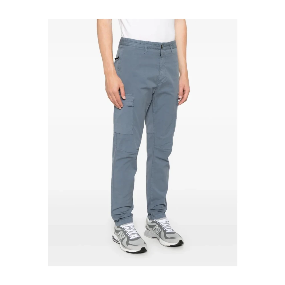 Stone Island Casual Cargo Broeken voor Mannen Blue Heren