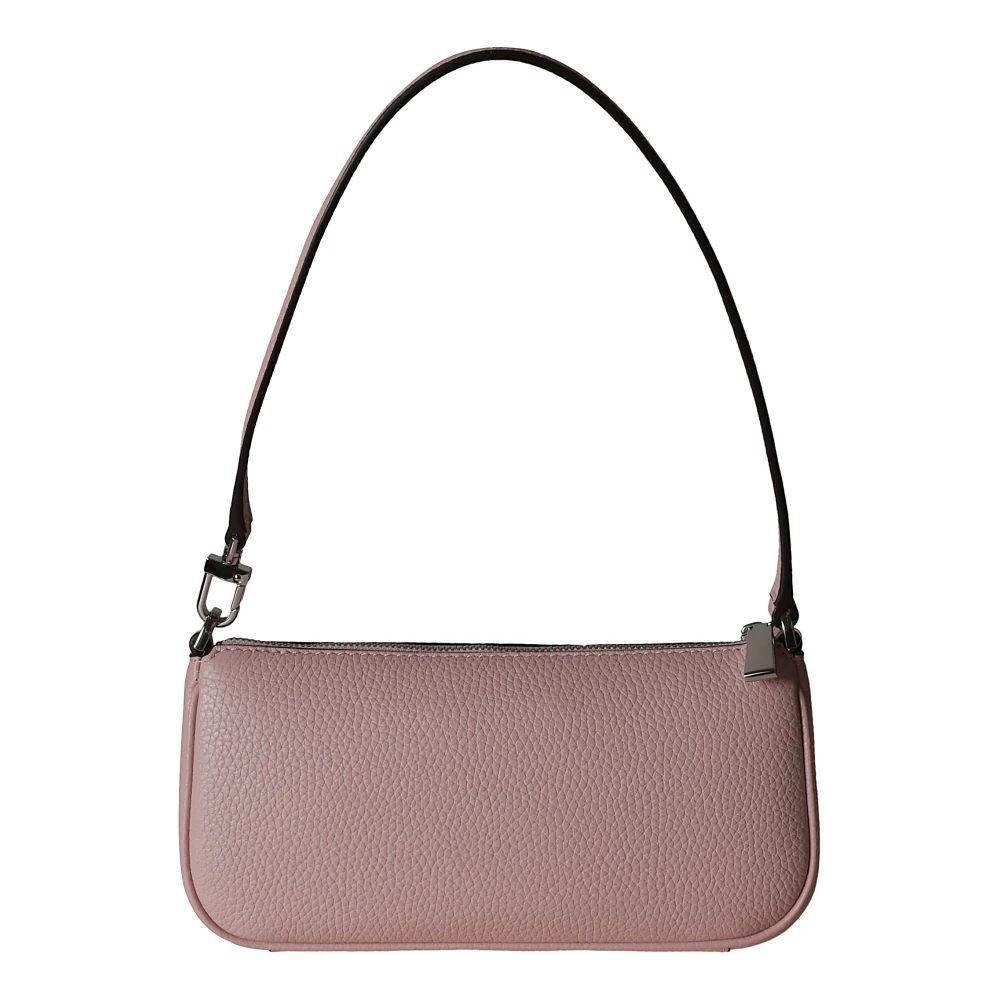 Michael Kors Roze Gehamerd Leren Clutch Tas Pink Dames