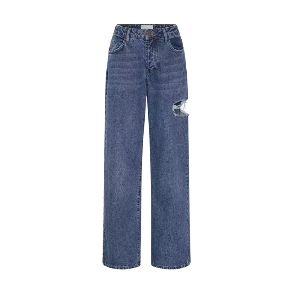 One Teaspoon Jackson Mid Waist Jeans Blue Dames