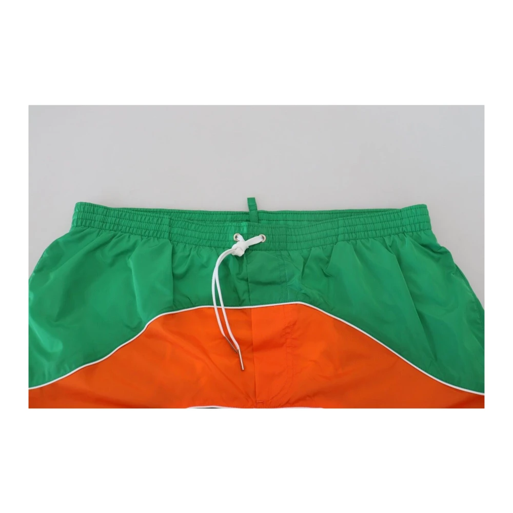 Dolce & Gabbana Kleurrijke zwemshorts met logodetails Multicolor Dames
