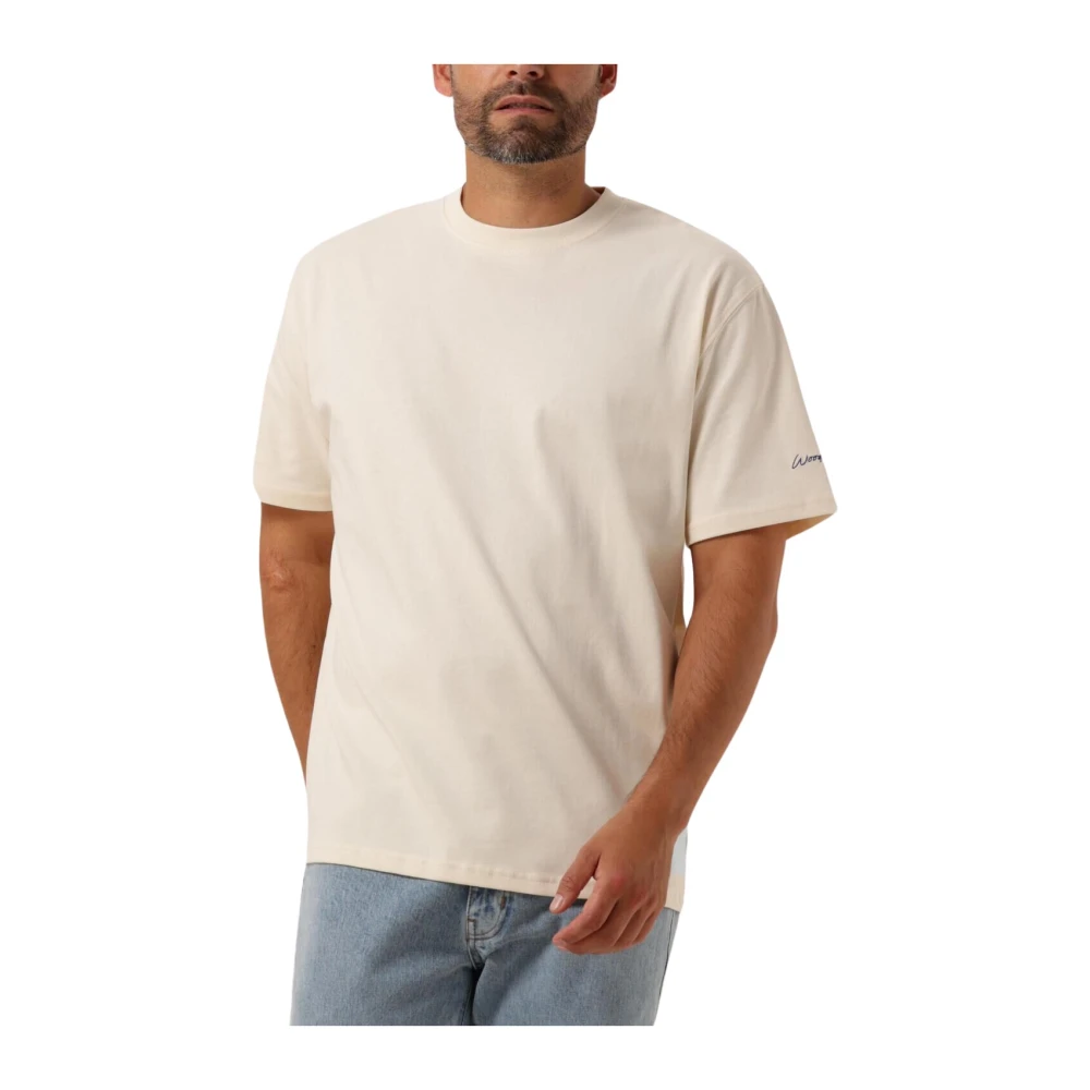 Woodbird Heren Noodle Tee Beige Heren