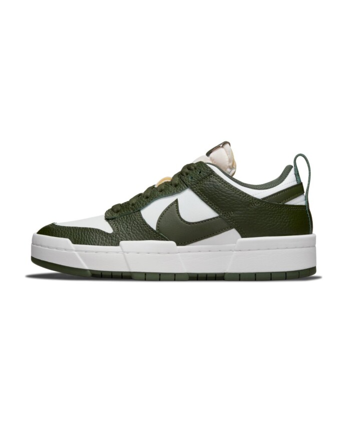 basses-disrupt-vert-fonce-blanches-baskets