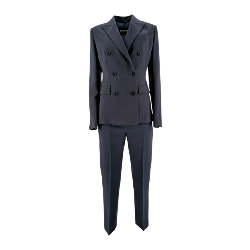 Dondup Blauwe Nima Wollen Broek Blue Dames