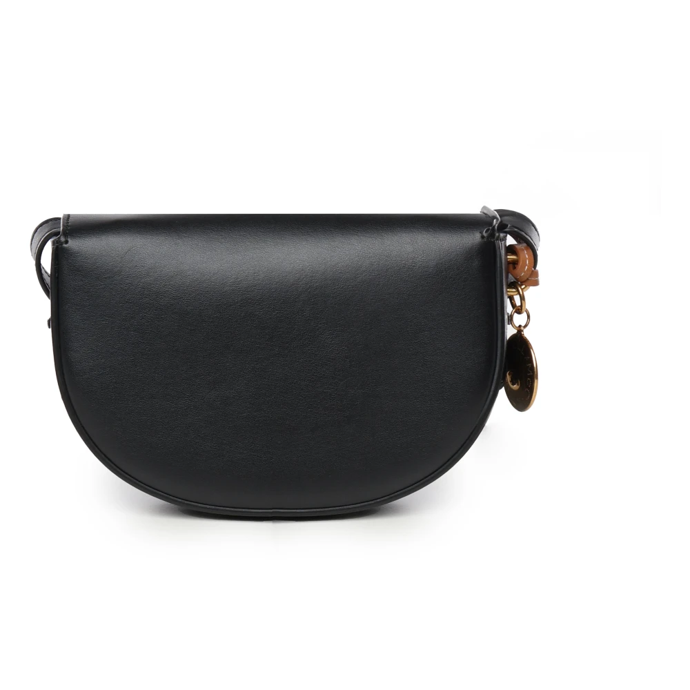 Stella Mccartney Vegan Zwarte Tassen met Appelbedel Black Dames
