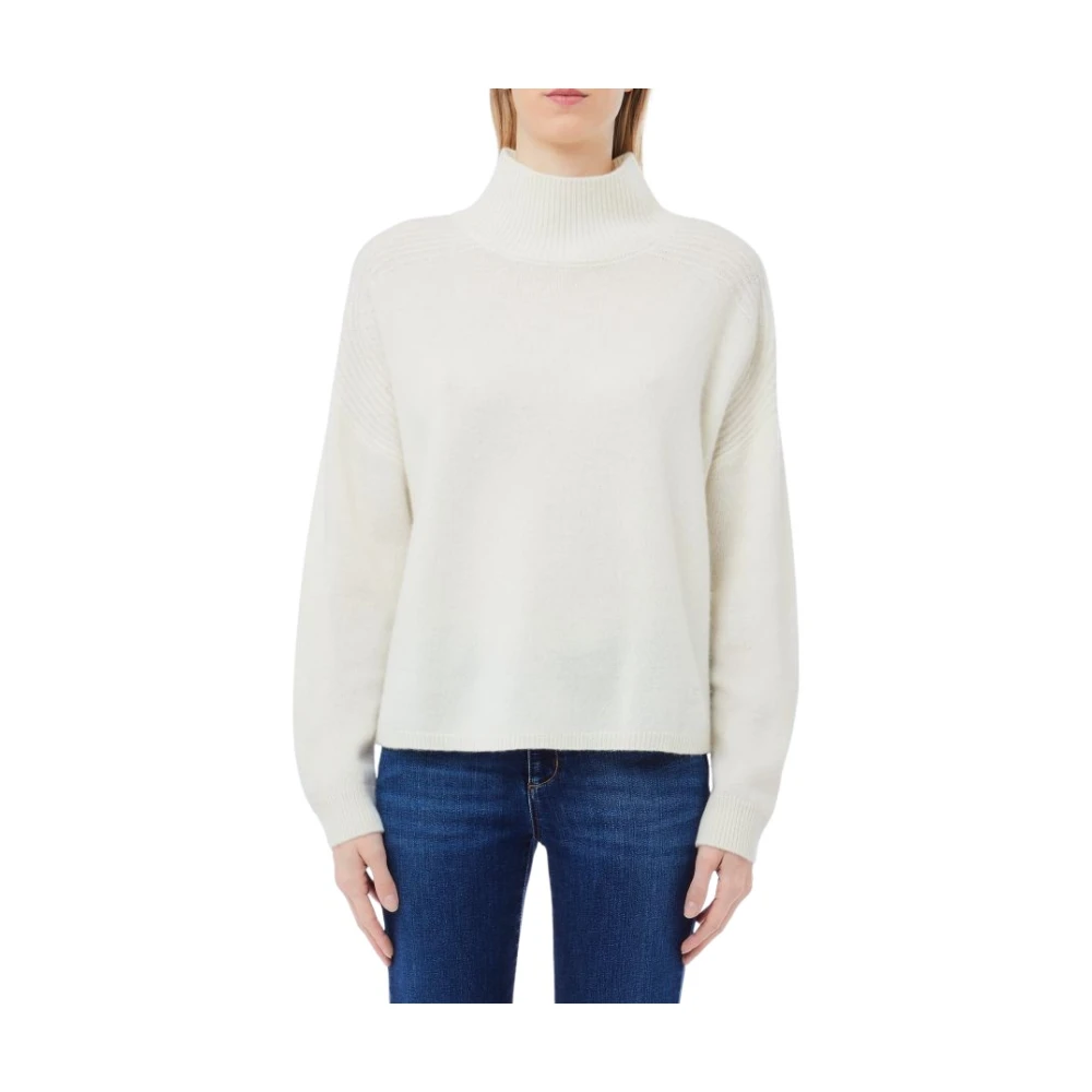 Liu Jo Vrouw Wit Truien & Vesten Dames, M, Wol, Coltrui