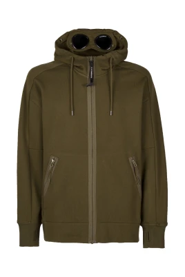 Diagonal Fleece Goggle Hoodie