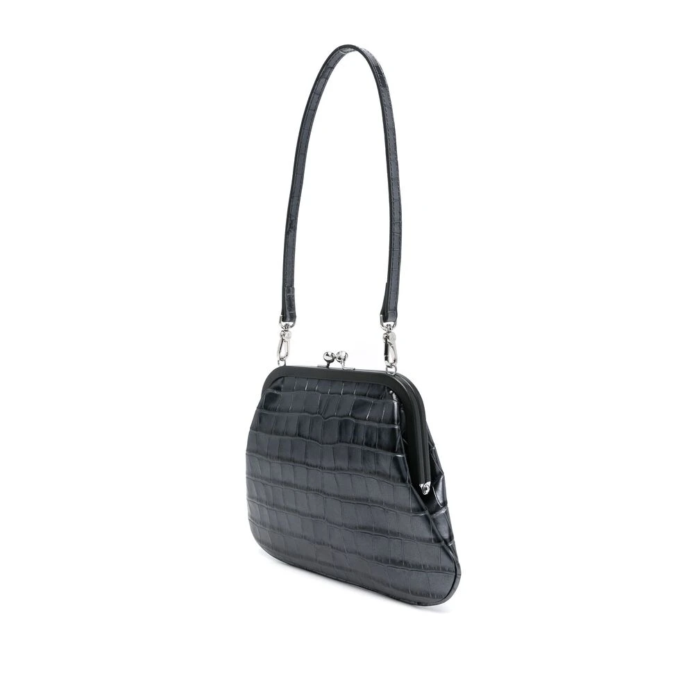 Vivienne Westwood Antracietgrijze Kiss-Lock Handtas Gray Dames