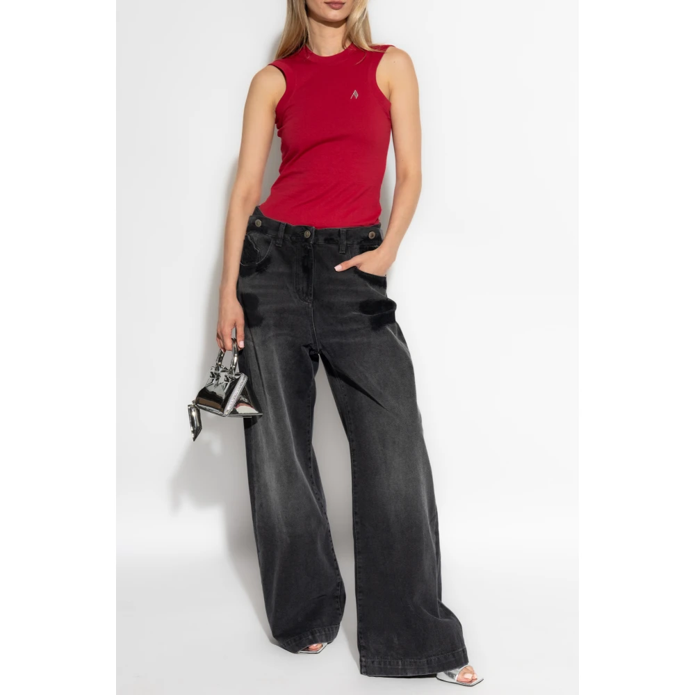The Attico Wilde been jeans Gray Dames