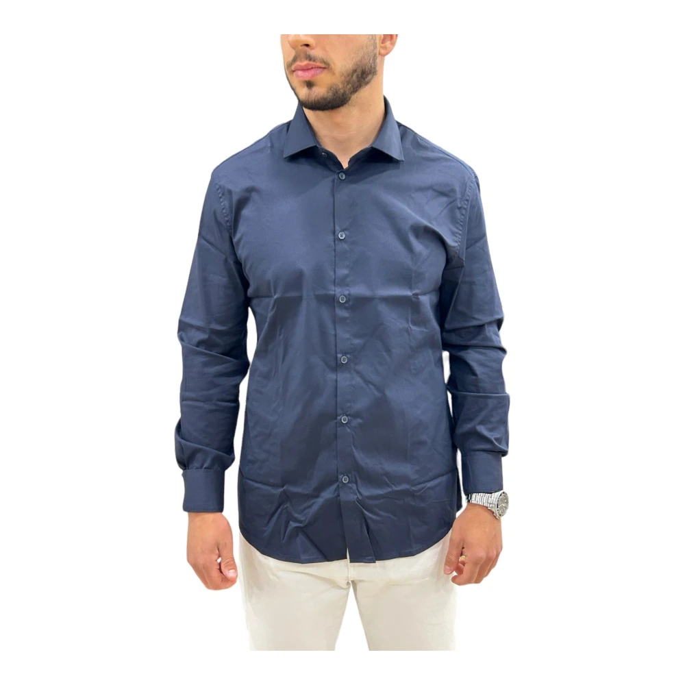 Gaudi Lange mouwen shirt Blue Heren