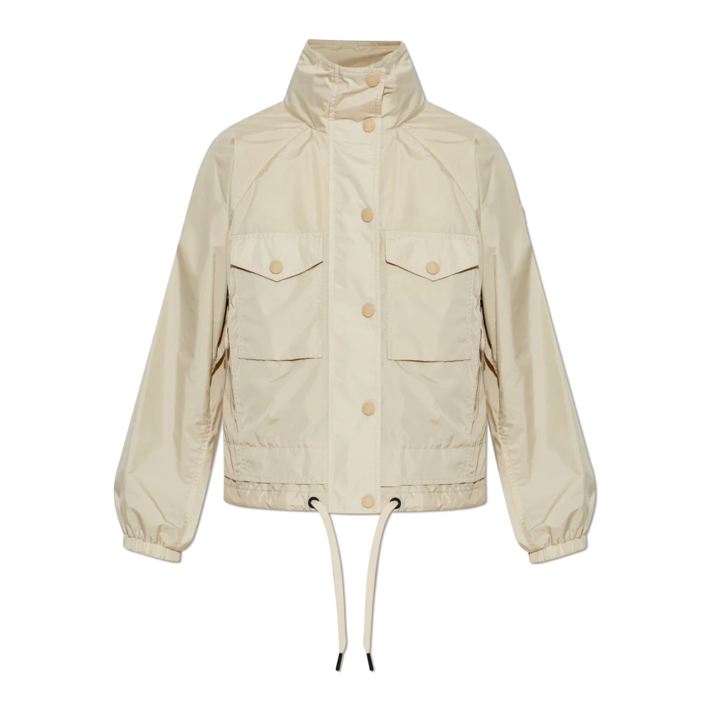 Moncler Beige Day-Namic Jacket - Female - Light Jackets - M - Jackets