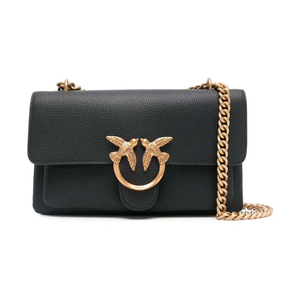 Pinko Zwarte tassen voor vrouwen Black Dames